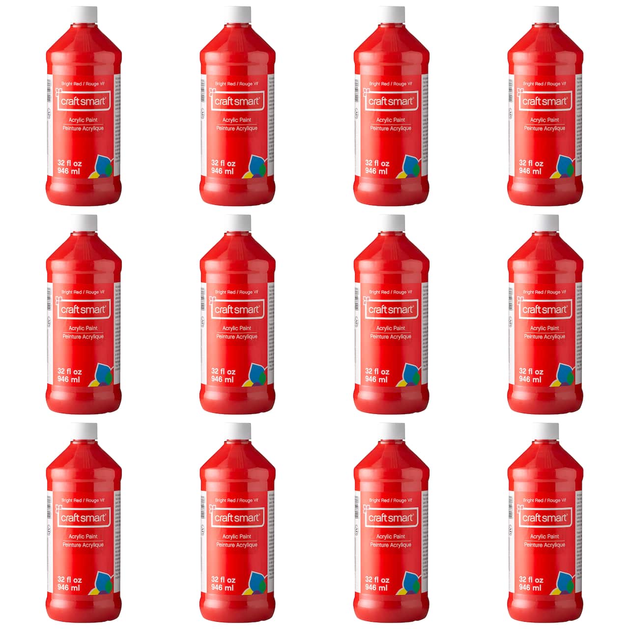 12 Pack: 32oz. Acrylic Paint by Craft Smart®